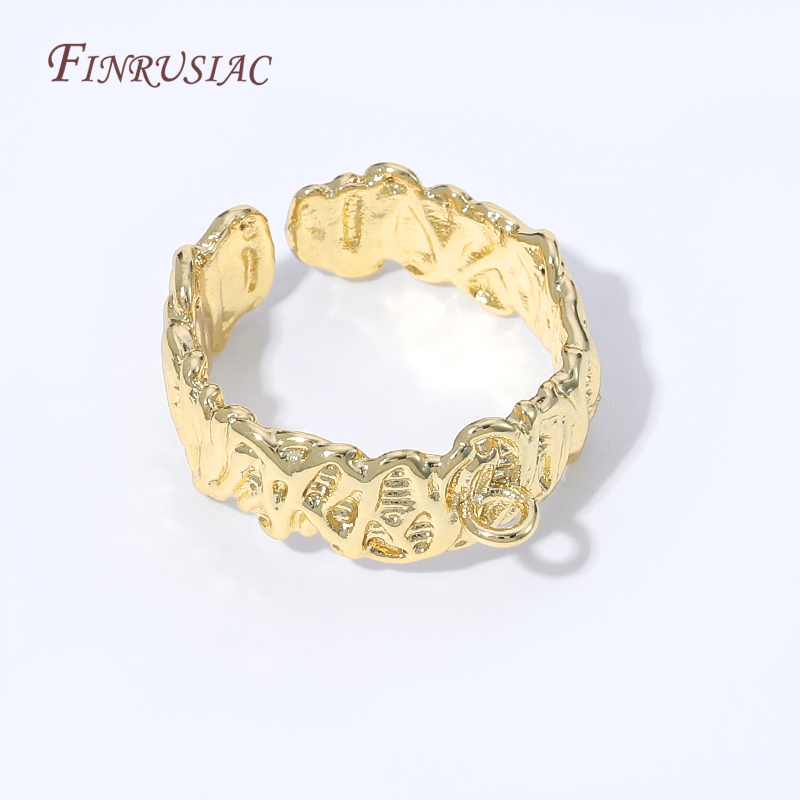 Ring Blank Adjustable - Base de Anel Ajustável Banhada a