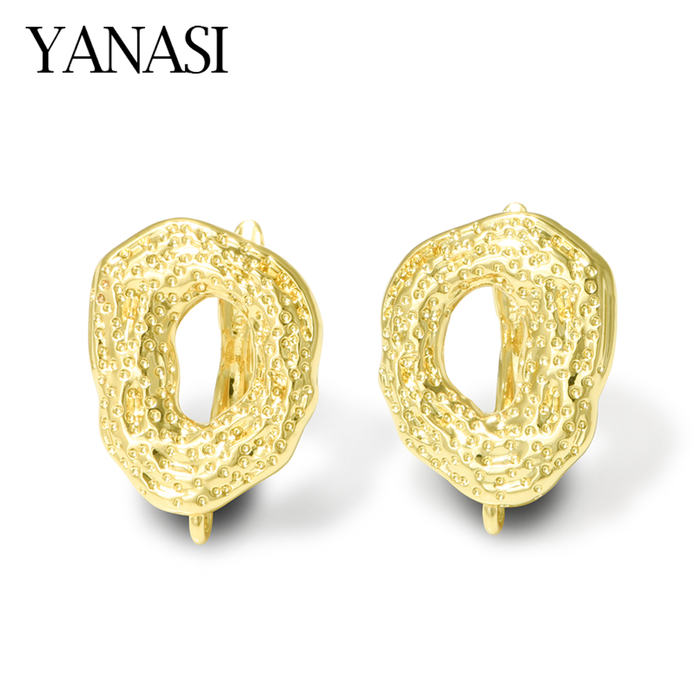 Jewelry Making Brass - 1 Par de Ganchos para Brincos