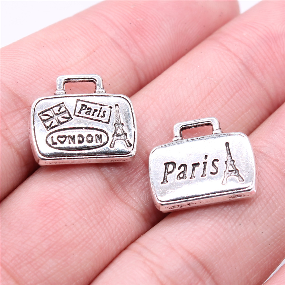 Jewelry Making London - Wysiwyg 5 peças 16x14mm cor prata