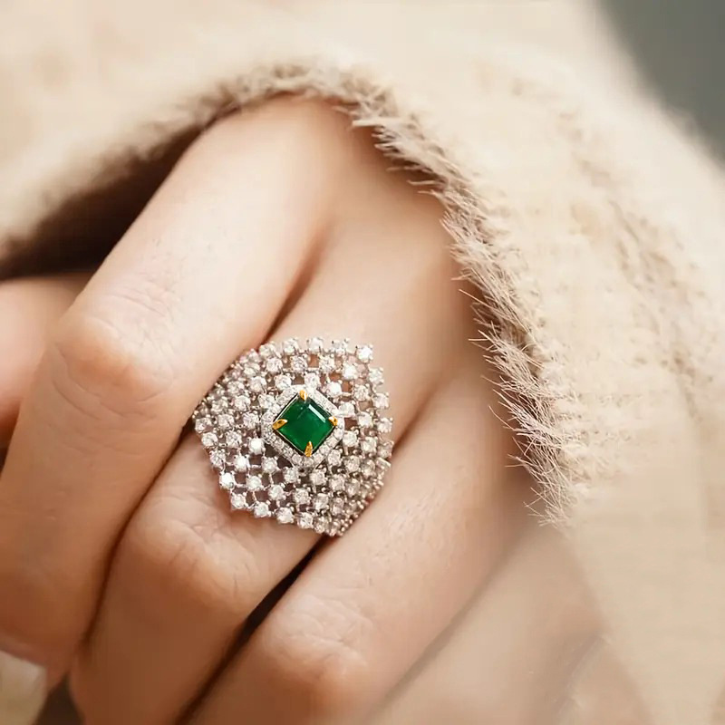 Jewelry Making Magazines - Novo Estilo 2026, Anel de Zircônia