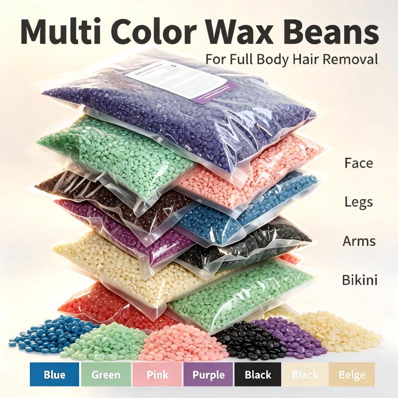 Jewelry Making Wax - Cera Depilatória Dura Multicolorida em Grãos,