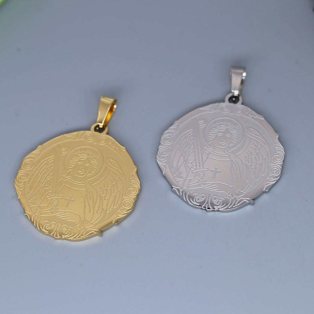 2 pçs de aço inoxidável saint  - Jewelry Making Michaels avaliação e preço