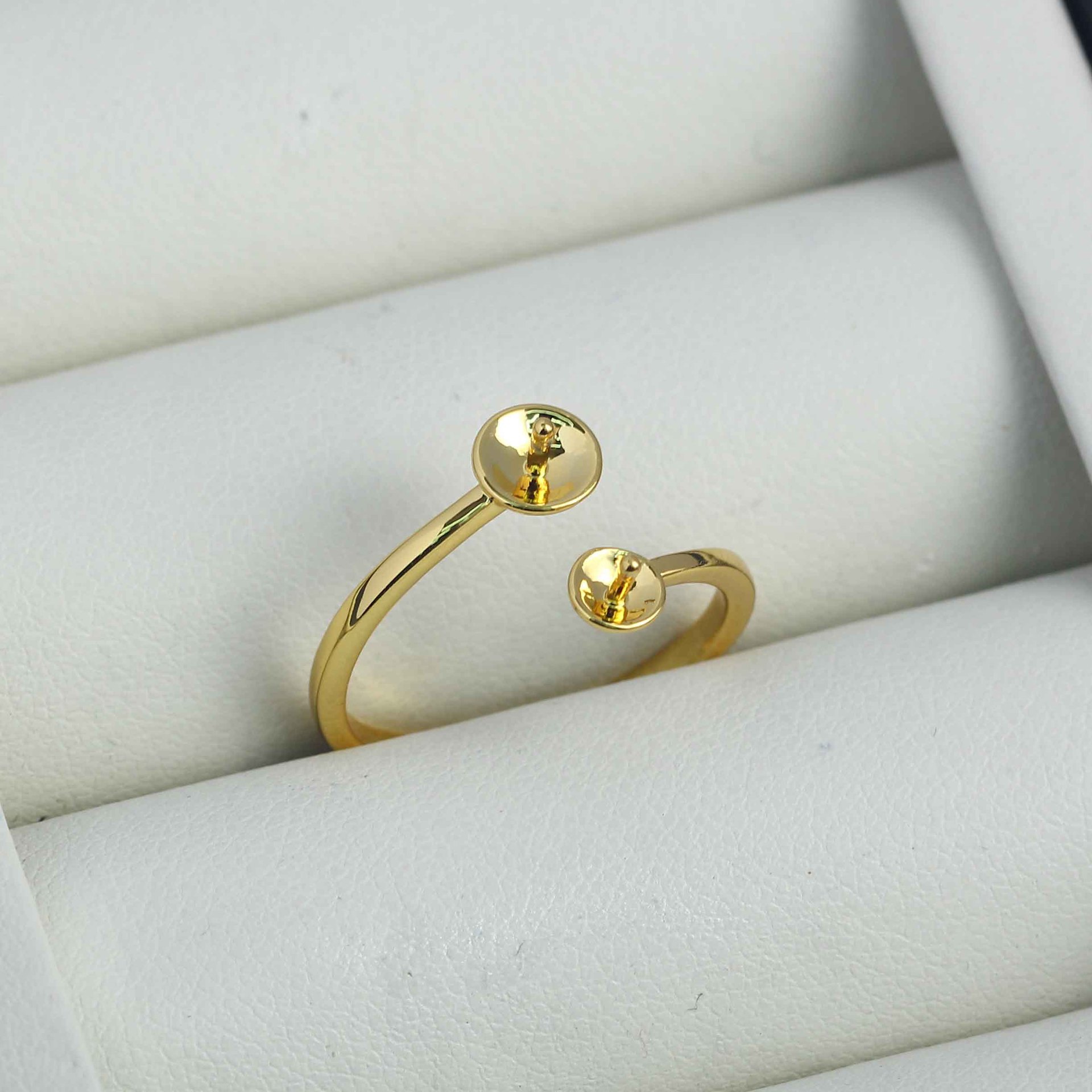JZ008 Anel Ajustável de Pérola - Ring Blank Adjustable avaliação e preço