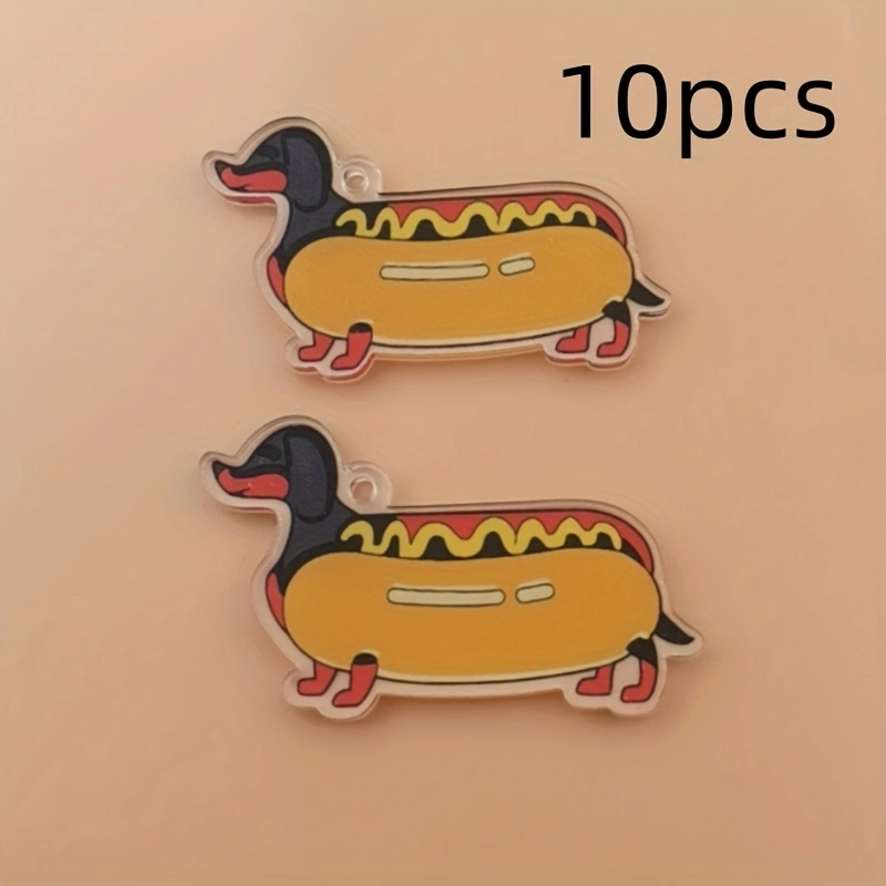 10 peças de pingente de cachor - Jewelry Making Necklaces avaliação e preço