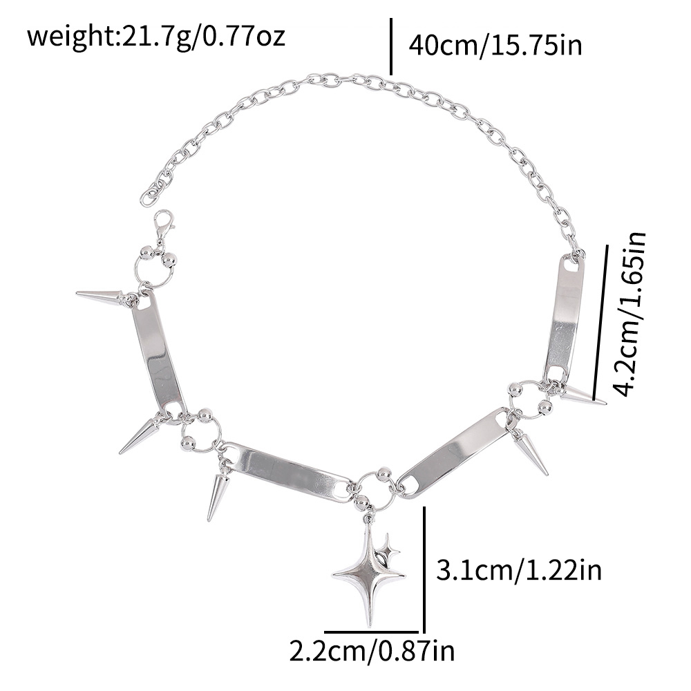 Colar Choker Punk com Estrelas - Jewelry Making Necklaces avaliação e preço