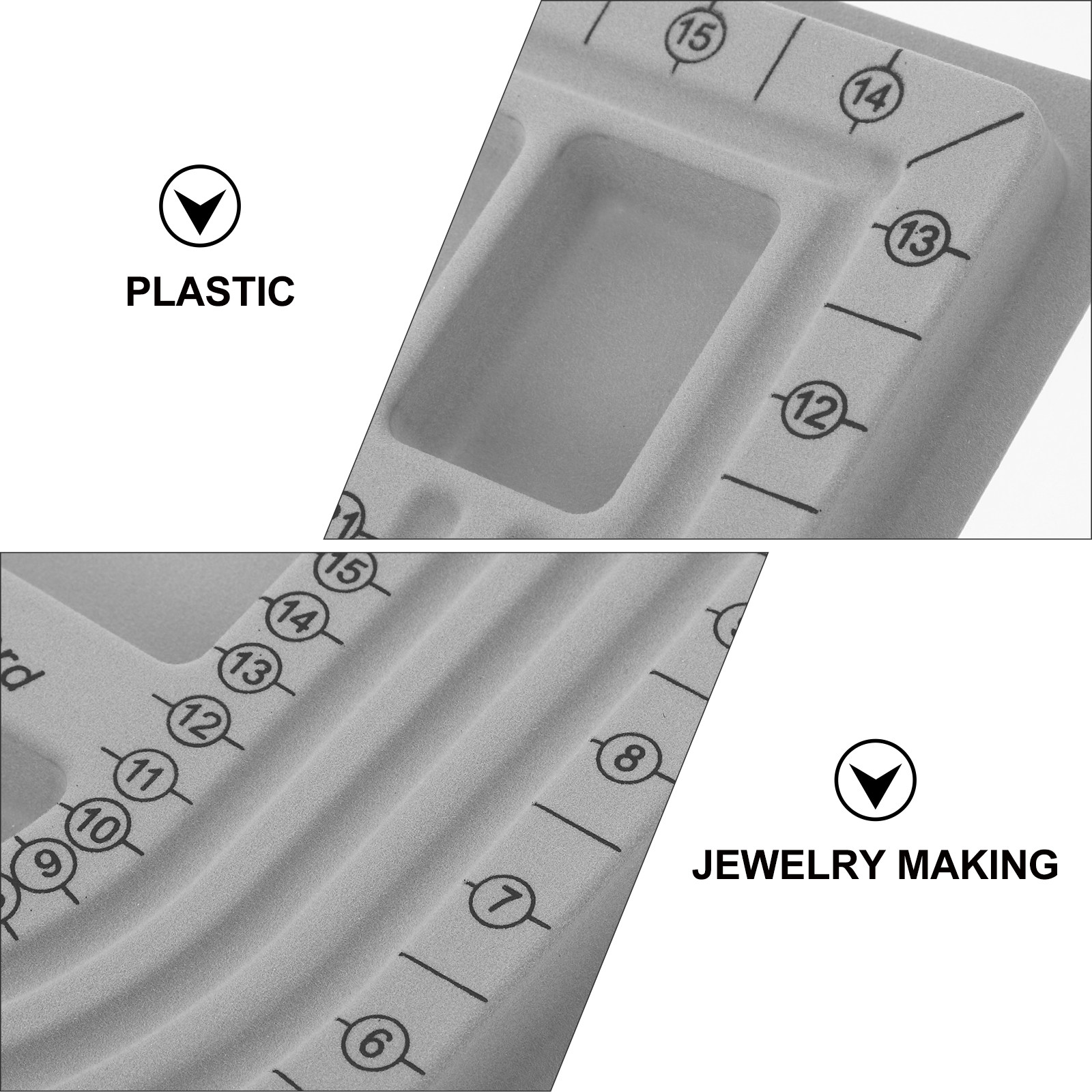 2 Peças de Tabuleiros para Des - Jewelry Making Necklaces avaliação e preço