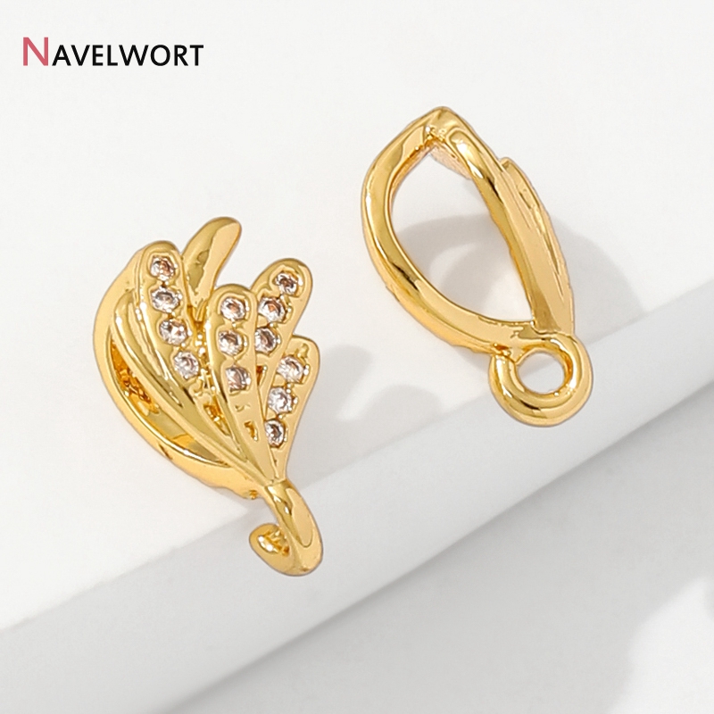 Clipe de Pendente Banhado a Ou - Jewelry Making Brass avaliação e preço