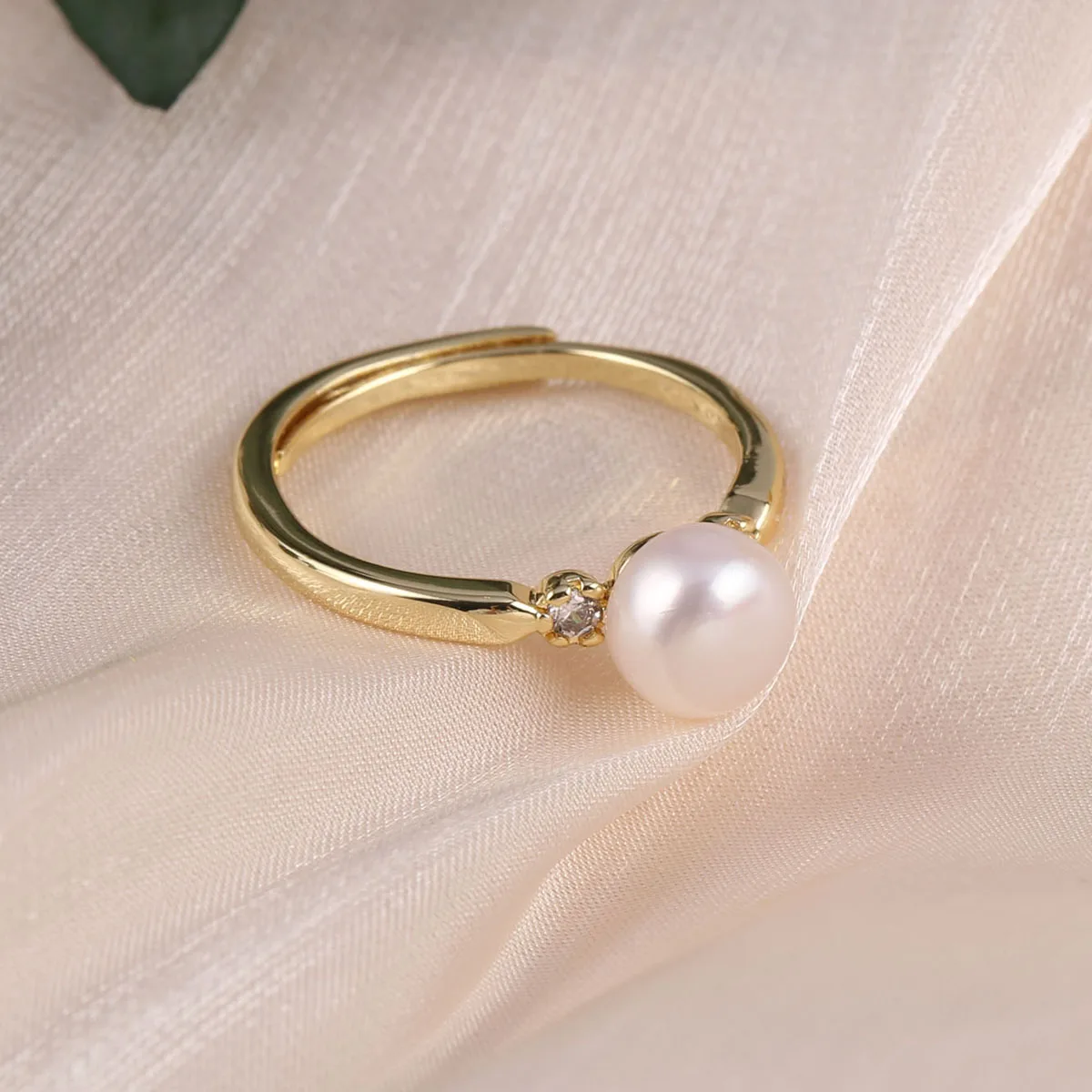 Anéis de pérolas naturais de á - Ring Blank Adjustable avaliação e preço
