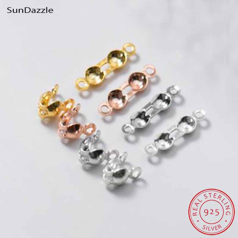 4 peças de Conectores de Crimp - Jewelry Making Pins avaliação e preço