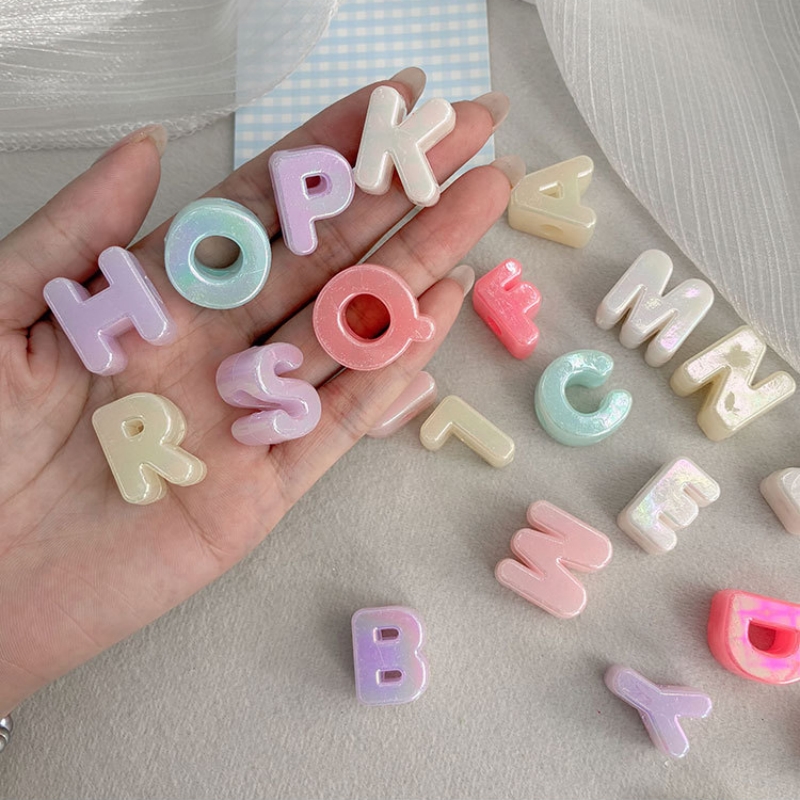 Kit DIY de Contas de Letras Ac - Jewelry Making Tutorial avaliação e preço