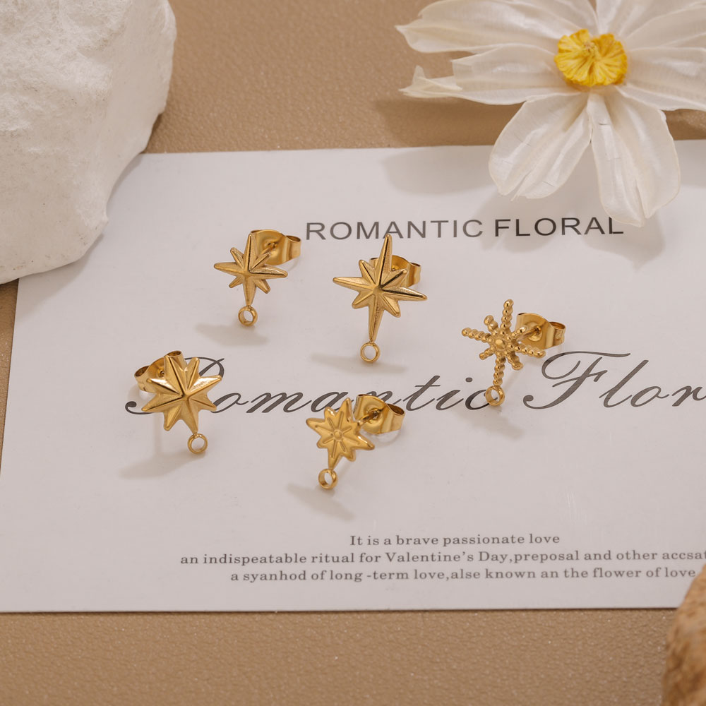 6 Peças de Brincos de Estrela  - Jewelry Making Tutorial avaliação e preço