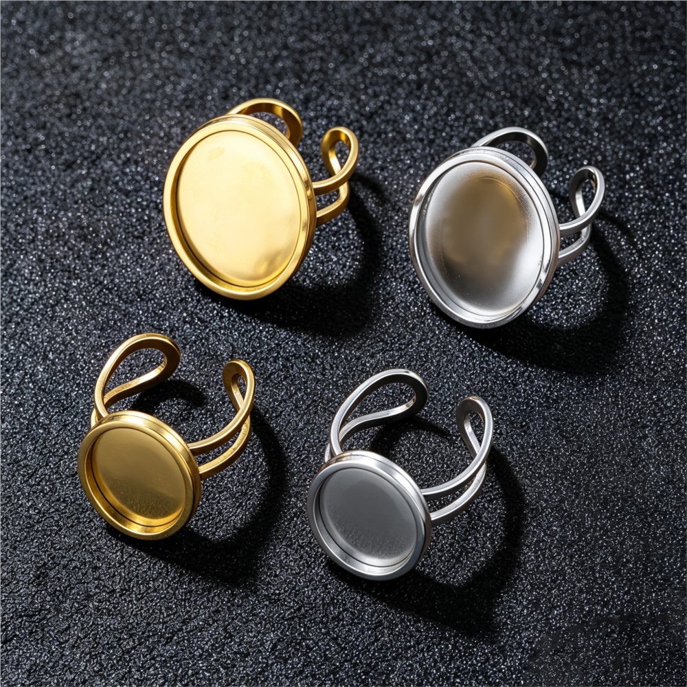 2 Peças de Bases Ajustáveis Ab - Ring Blank Adjustable avaliação e preço