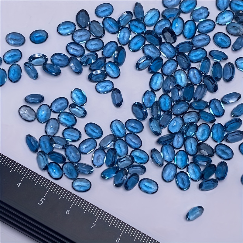 1pc natural Londres azul topáz - Jewelry Making London avaliação e preço