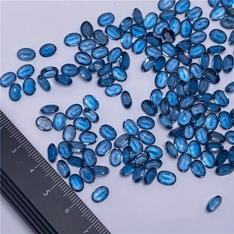 1pc natural Londres azul topáz - Jewelry Making London avaliação e preço