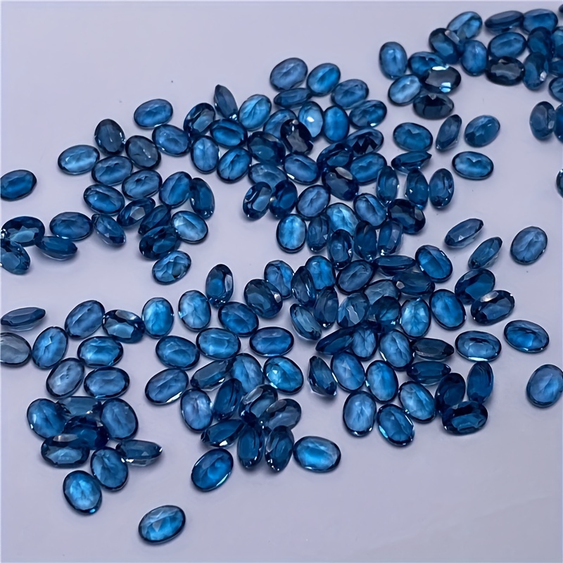 1pc natural Londres azul topáz - Jewelry Making London avaliação e preço