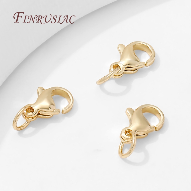 Fechos lagosta banhados a ouro - Jewelry Making Brass avaliação e preço