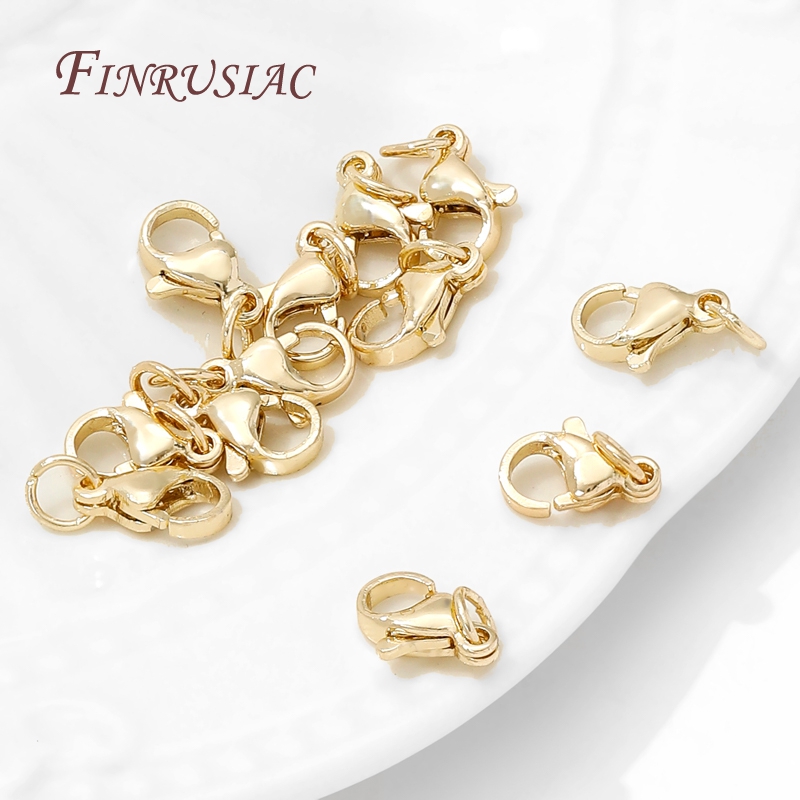 Fechos lagosta banhados a ouro - Jewelry Making Brass avaliação e preço