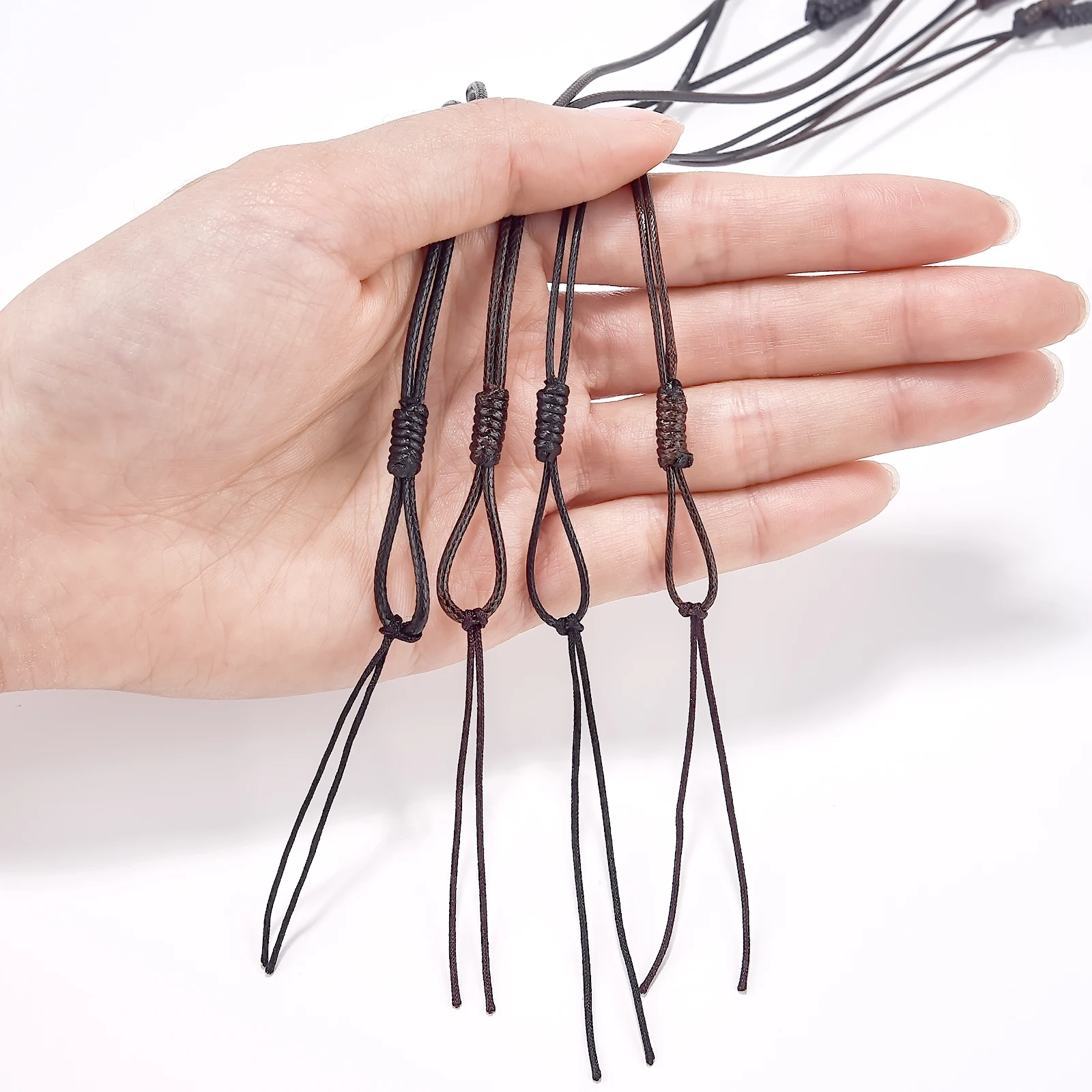 1/10/50 peças Cordão Ajustável - Jewelry Making Wax avaliação e preço