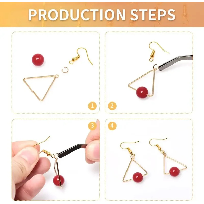 100/500 pçs diy brinco descobe - Jewelry Making Pins avaliação e preço