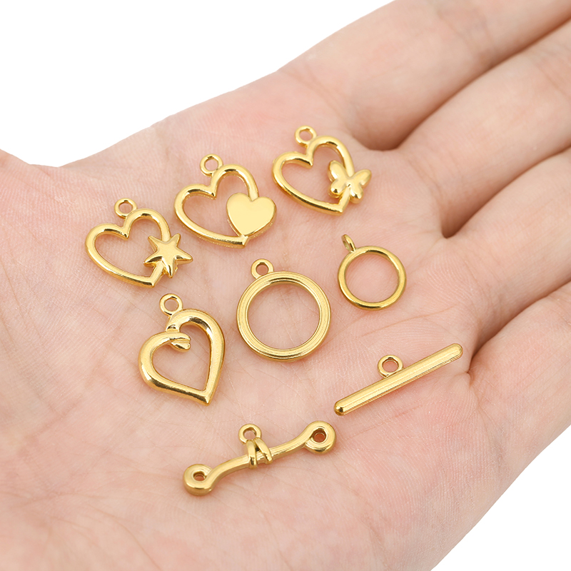 5 conjuntos de fechos OT de aç - Jewelry Making Brass avaliação e preço