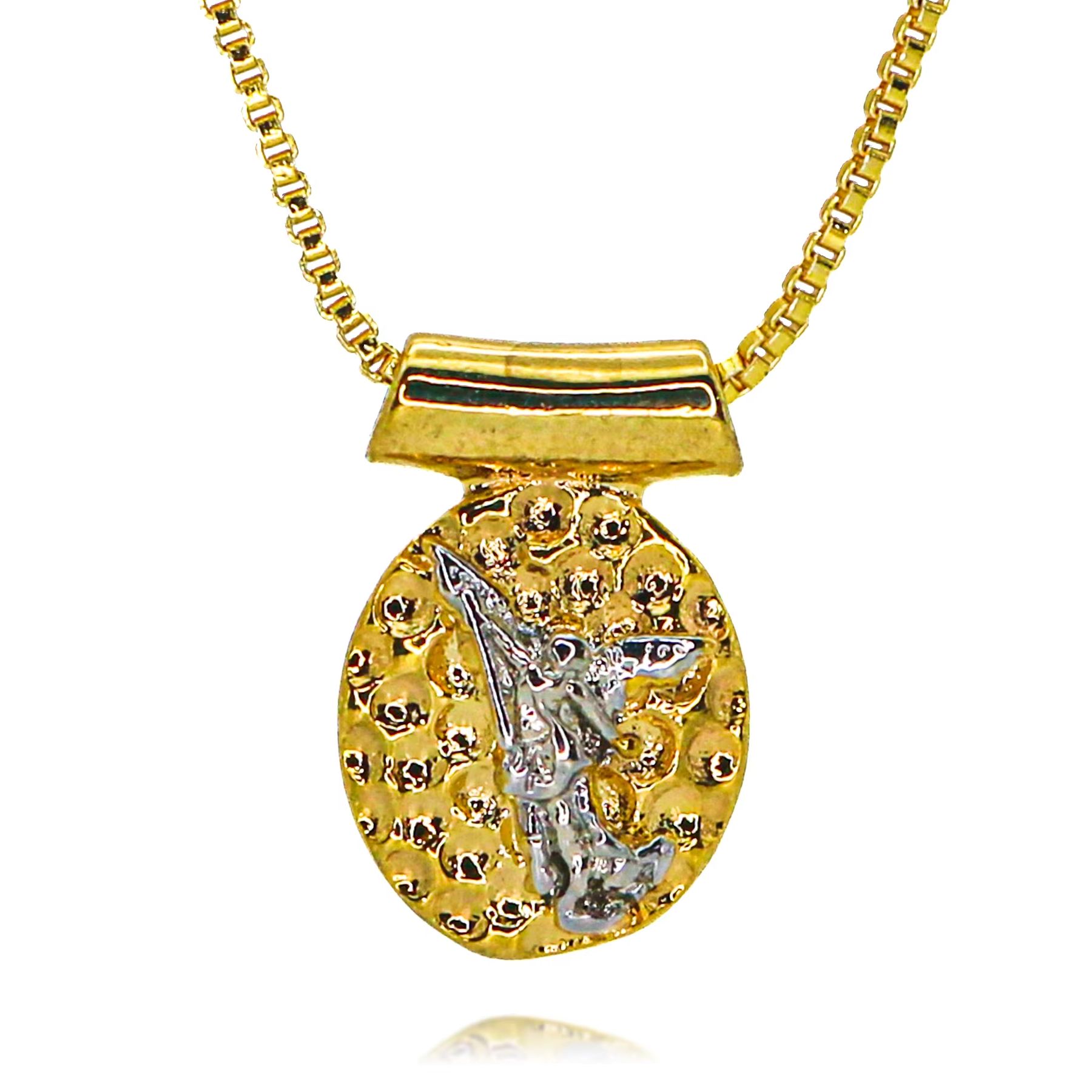 Banhado a ouro arcanjo saint m - Jewelry Making Michaels avaliação e preço