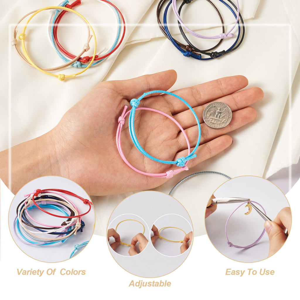 120 Peças de Cordão de Poliést - Jewelry Making Wax avaliação e preço