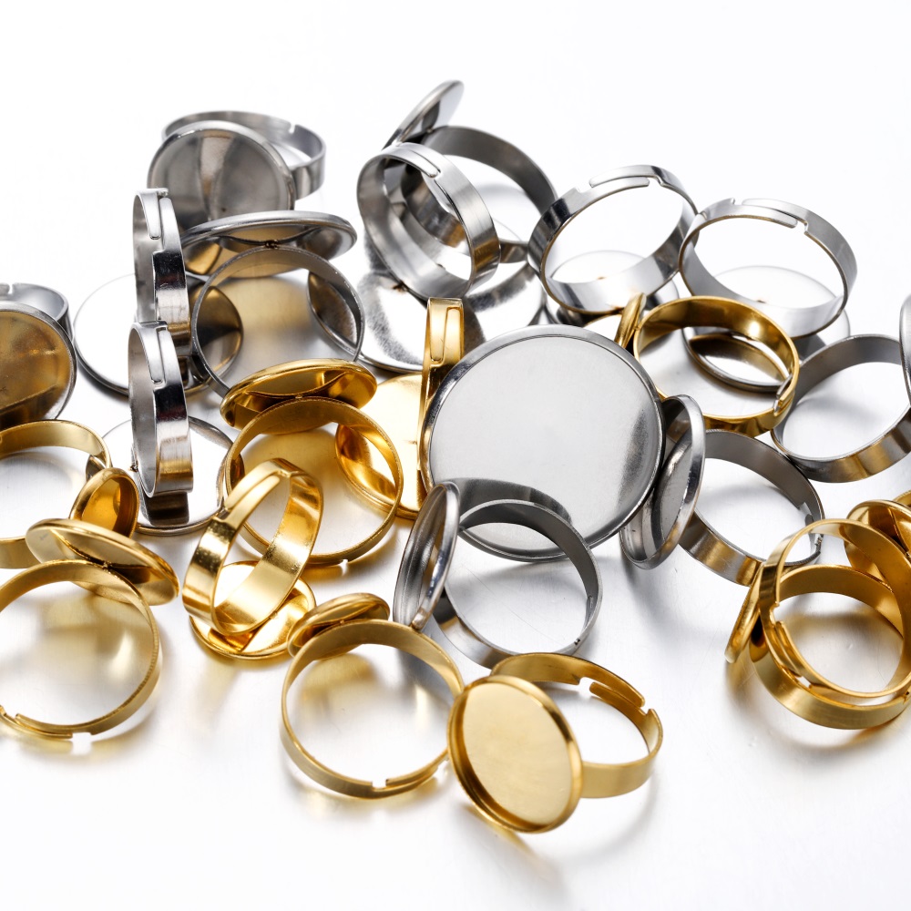 10 Peças de Base de Anel Ajust - Ring Blank Adjustable avaliação e preço