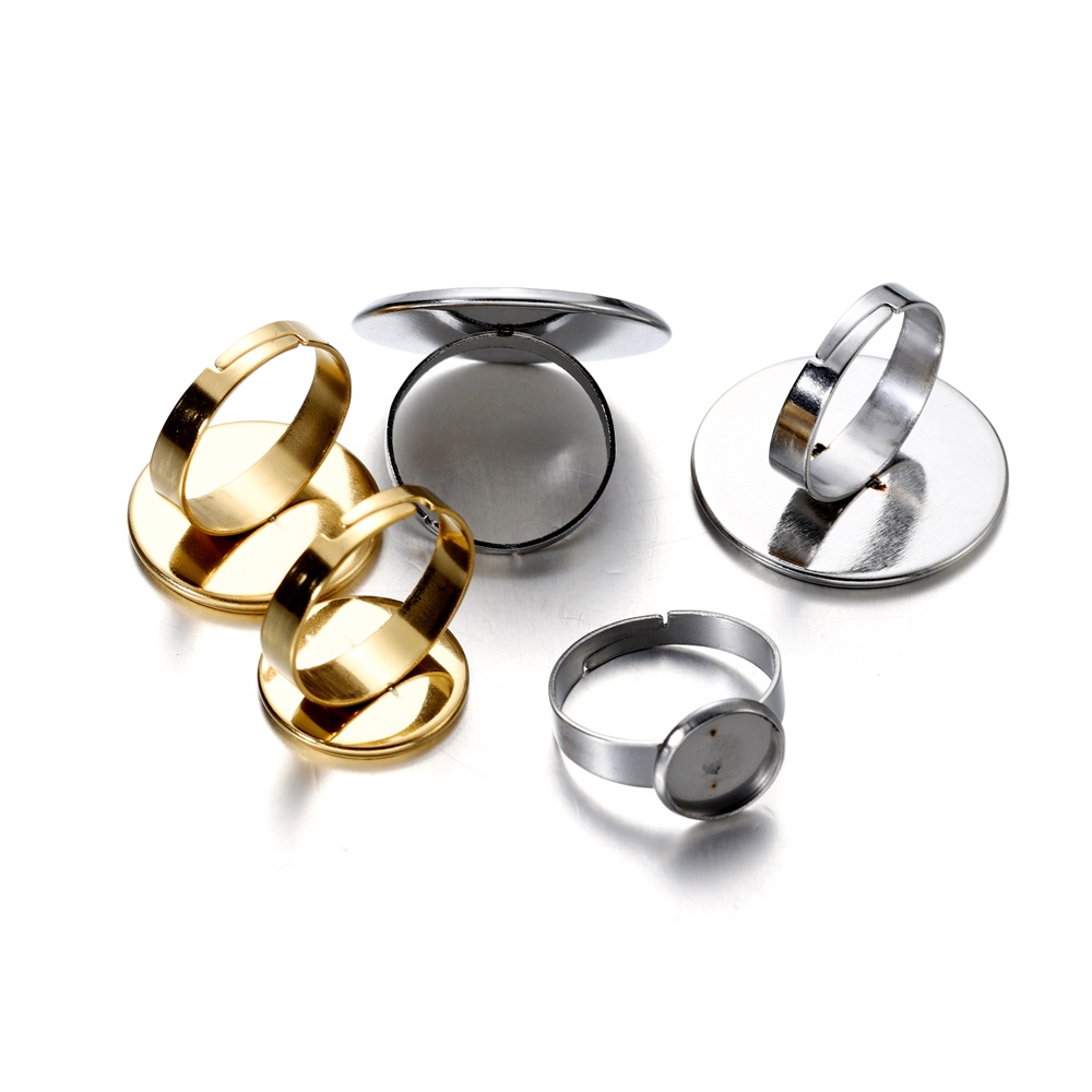 10 Peças de Base de Anel Ajust - Ring Blank Adjustable avaliação e preço