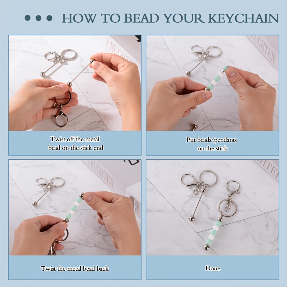 Kit de 10 Peças DIY para Chave - Jewelry Making Tutorial avaliação e preço