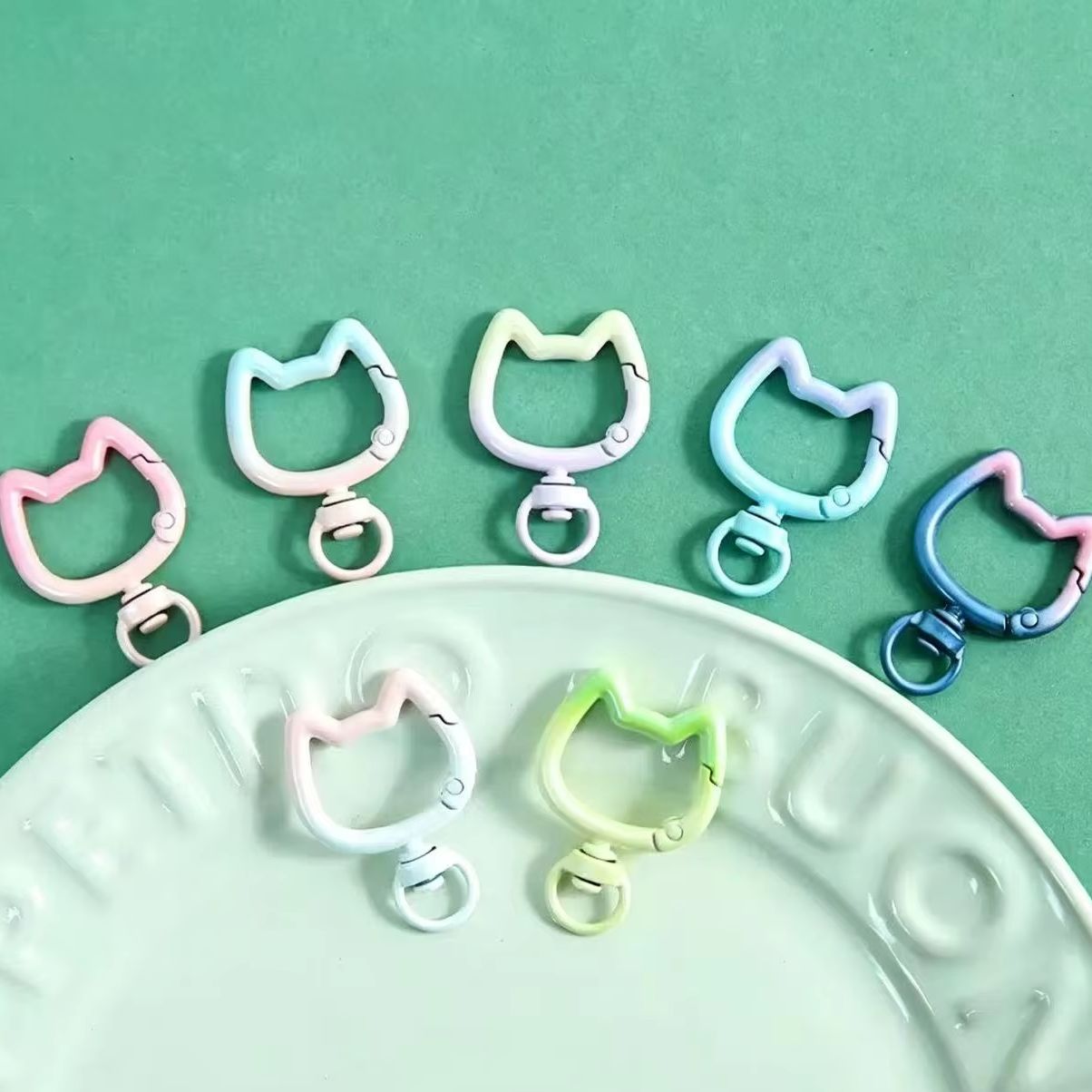 5-10 Peças Mosquetão Gradiente - Jewelry Making Pins avaliação e preço